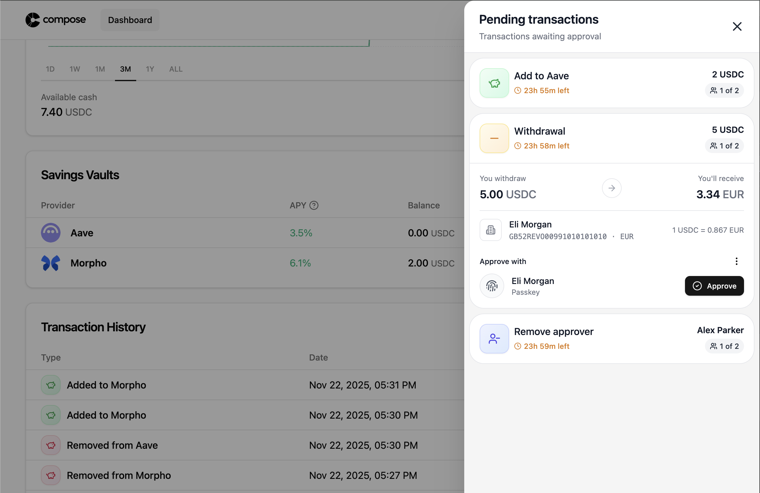 Compose Finance Multi-Sig Architecture